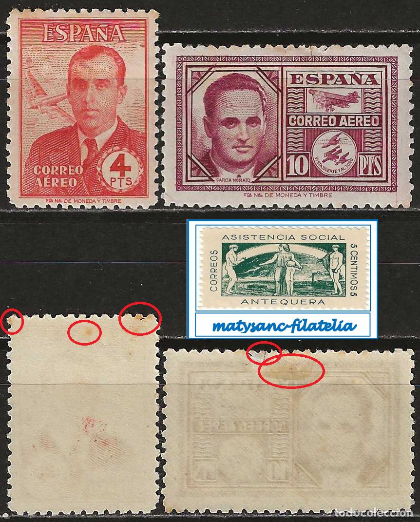 Sellos: ESPA&Ntilde;A 1945. EDIFIL 991/992. SERIE COMPLETA &rdquo;HAYA Y GARC&Iacute;A MORATO&rdquo; VER DESCRIPCI&Oacute;N.