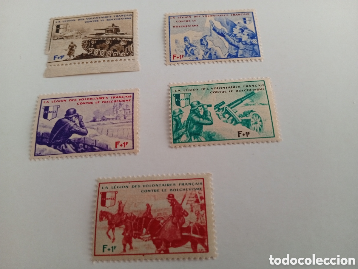 Sellos: SERIE LEGION VOLUNTARIOS FRANCESES
