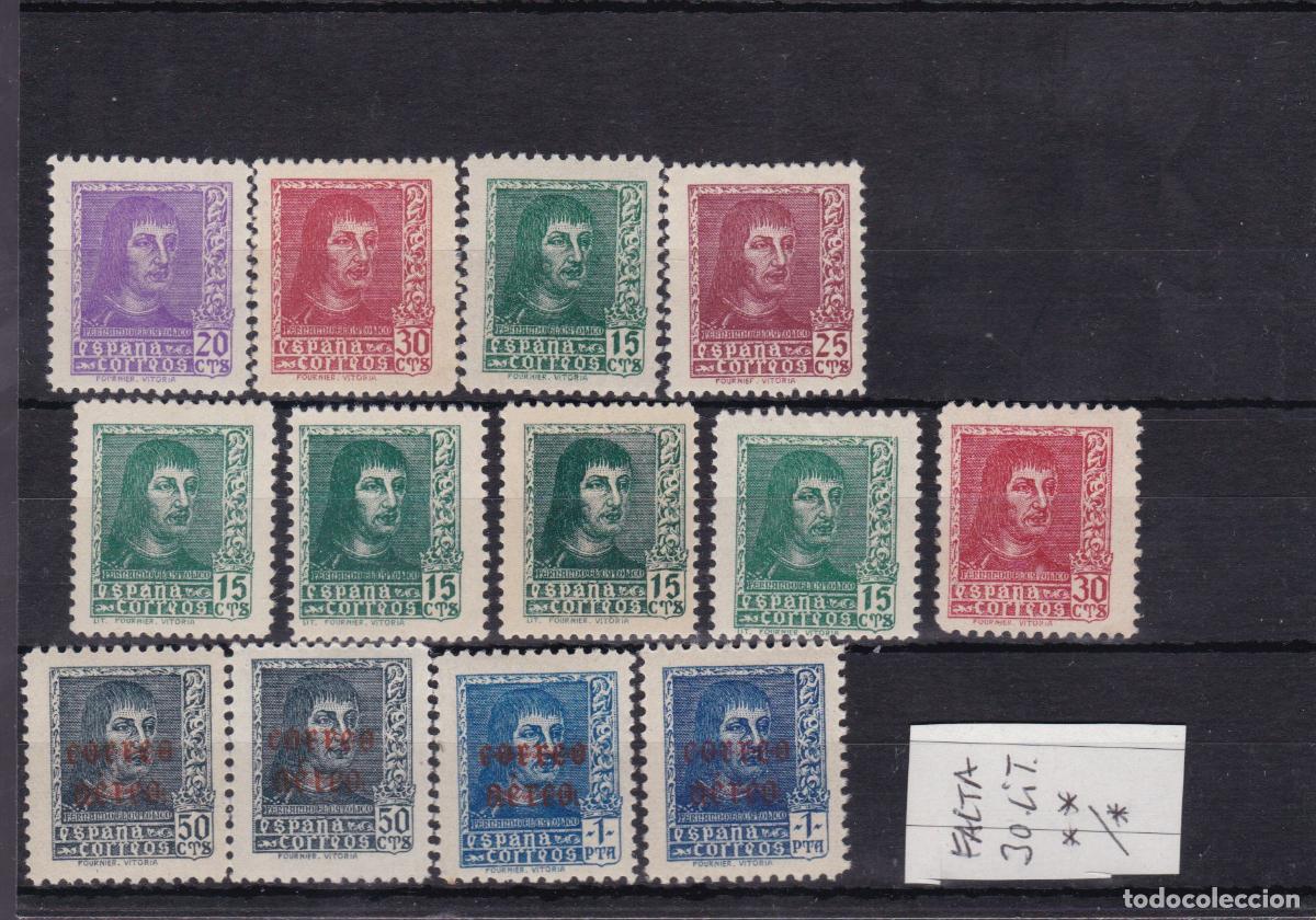 Sellos: FC4-147- FERNANDO CATOLICA Edifil 841/46 Nuevos **/* ++ 200 euros