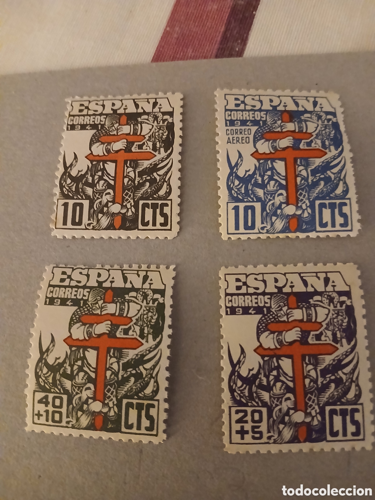 Sellos: Sellos de Espa&ntilde;a 1948 a&ntilde;o de la tuberculosis.