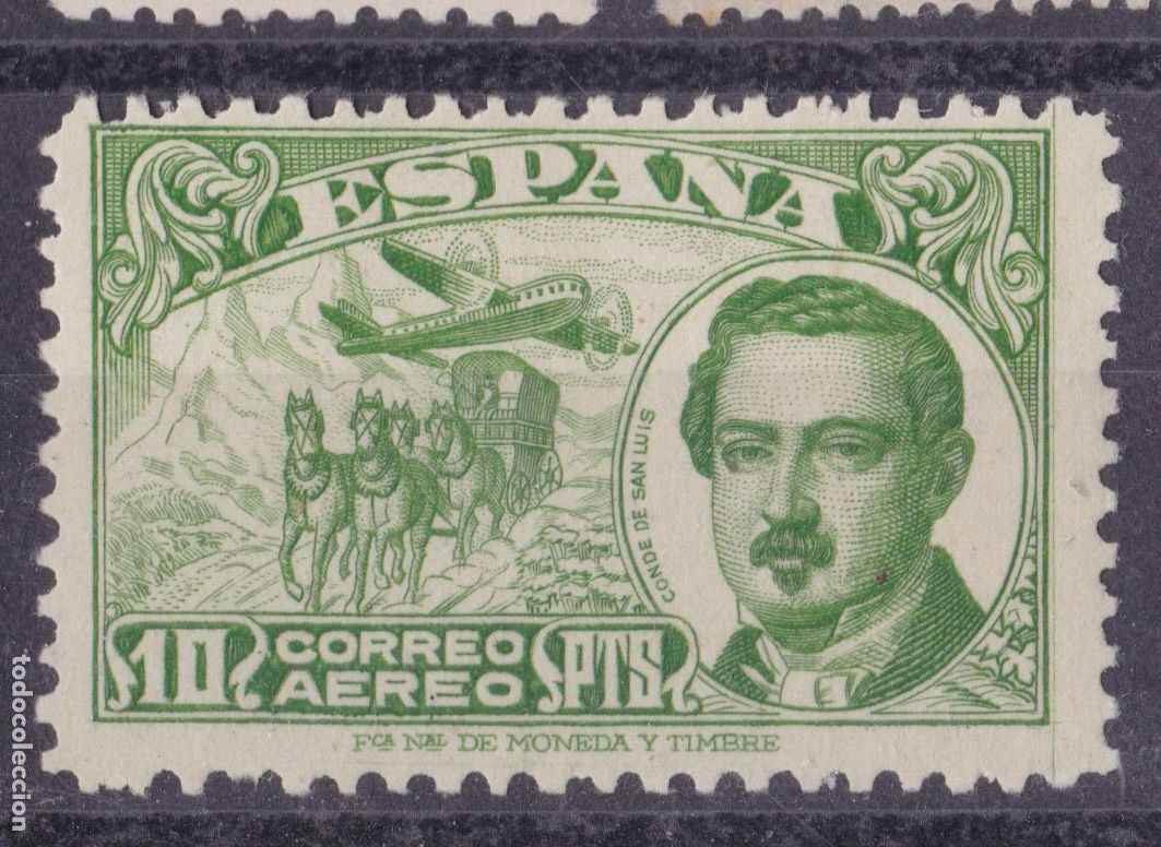 Sellos: SS4- Conde San Luis Edifil 990 ** Sin Fijasellos. Perfecto