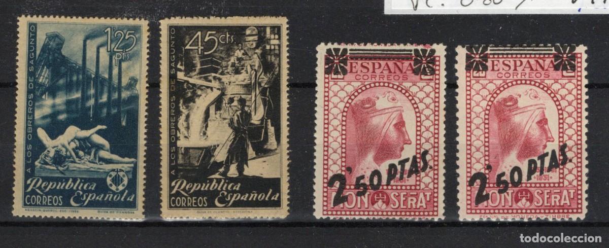 Sellos: PC738 Sellos Espa&ntilde;a A&ntilde;o 1938 Edifil 773/774** y 791*-** sellos originales en NUEVO v.c. 1.40 &euro;