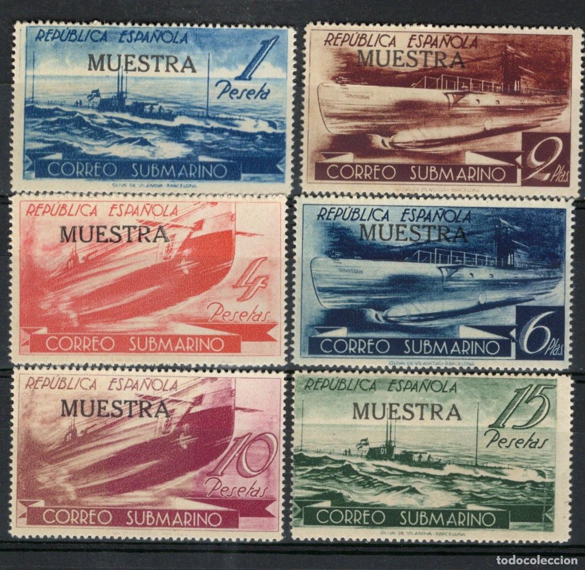 Sellos: PC739 Sellos Espa&ntilde;a A&ntilde;o 1938 Edifil 775M/780M*-(*) en NUEVO SERIE COMPLETA v.c. 360 &euro;