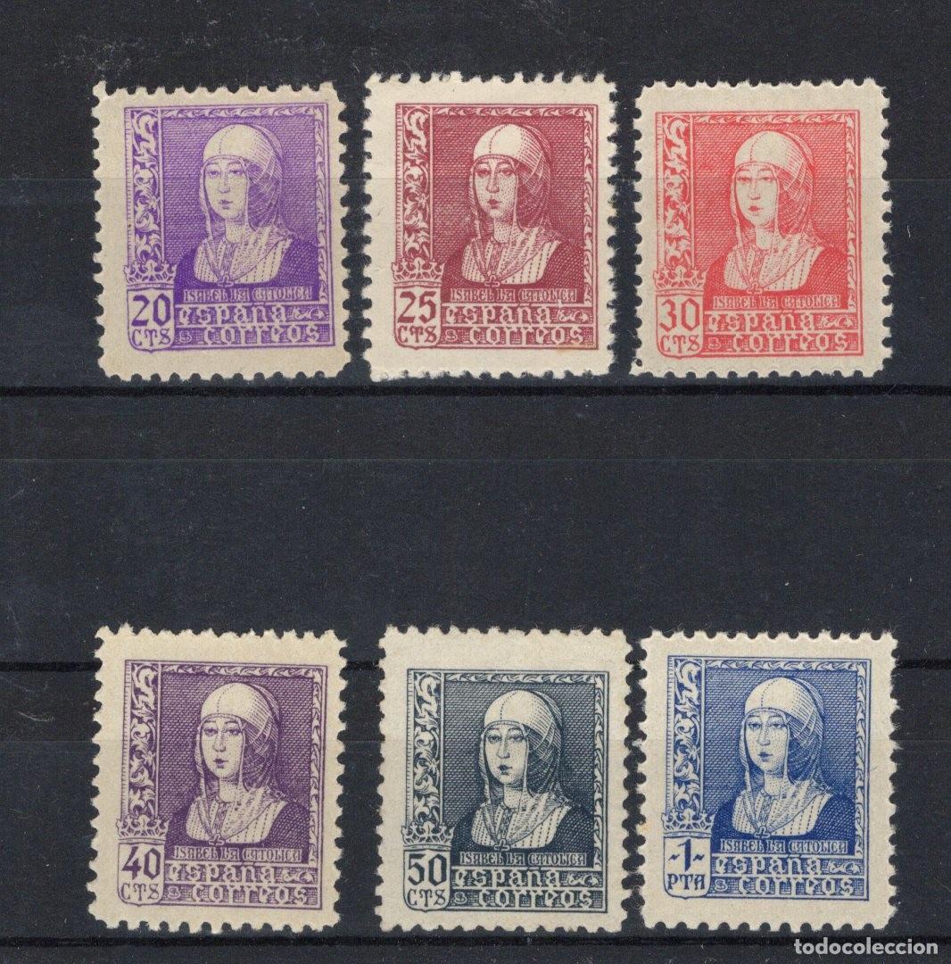 Sellos: PC748 Sellos Espa&ntilde;a A&ntilde;o 1938 Edifil 855/860** sellos originales en NUEVO v.c. 182 &euro;