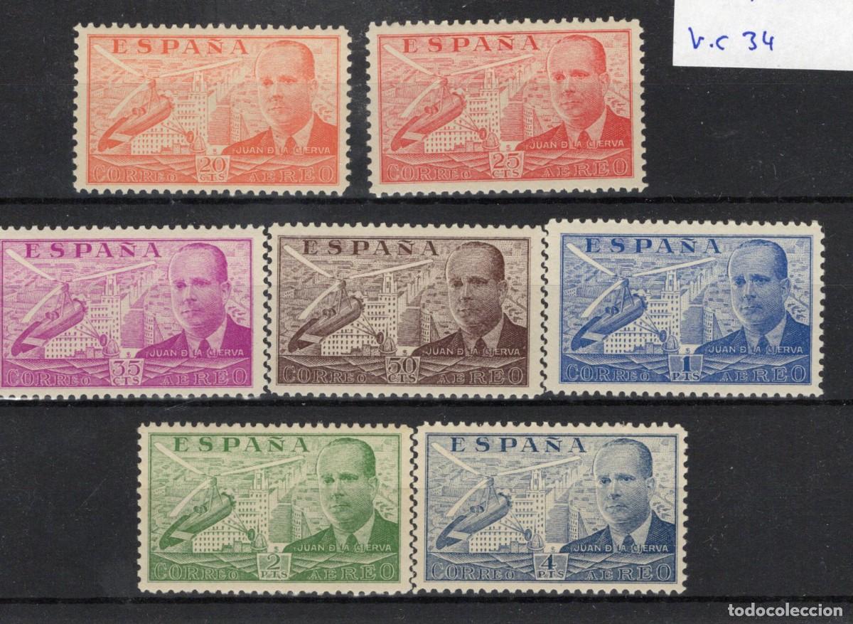 Sellos: PC753 Sellos Espa&ntilde;a A&ntilde;o 1939 Edifil 880/886** sellos originales en NUEVO SERIE COMPLETA v.c. 34 &euro;
