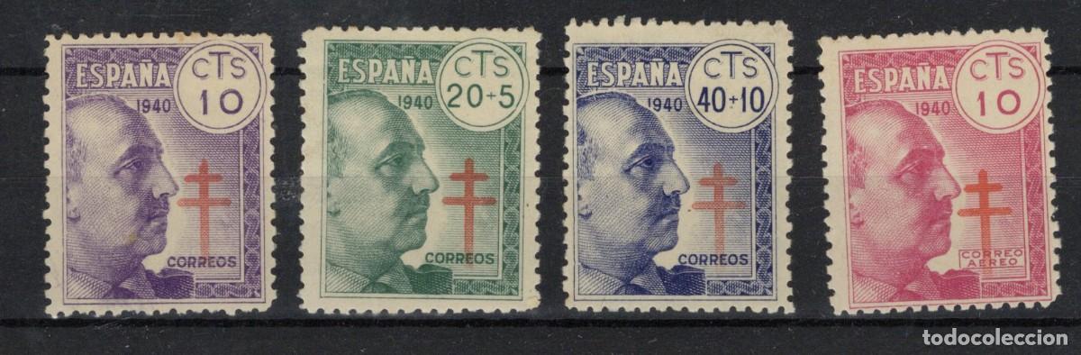Sellos: PC755 Sellos Espa&ntilde;a A&ntilde;o 1940 Edifil 936/939* sellos originales en NUEVO SERIE COMPLETA v.c. 4.65 &euro;