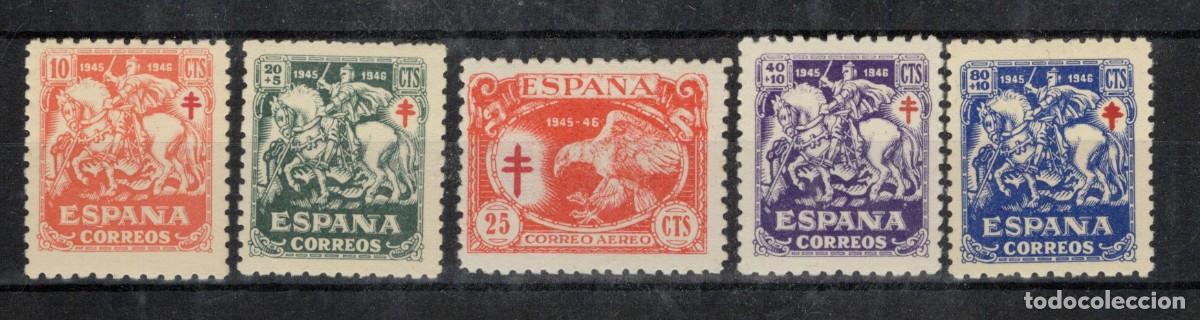 Sellos: PC767 Sellos Espa&ntilde;a A&ntilde;o 1945 Edifil 993/997** sellos originales en NUEVO v.c. 29 &euro;