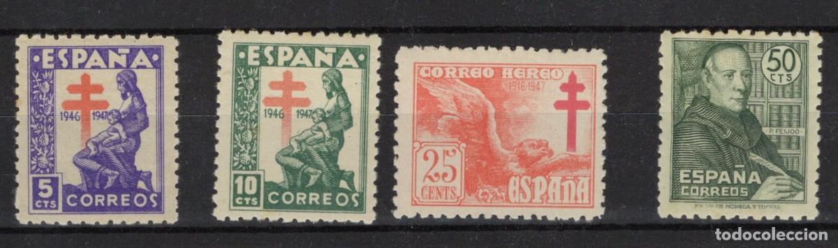 Sellos: PC772 Sellos Espa&ntilde;a A&ntilde;o 1946/47 Edifil 1008/1011** sellos originales en NUEVO v.c. 2.90 &euro;
