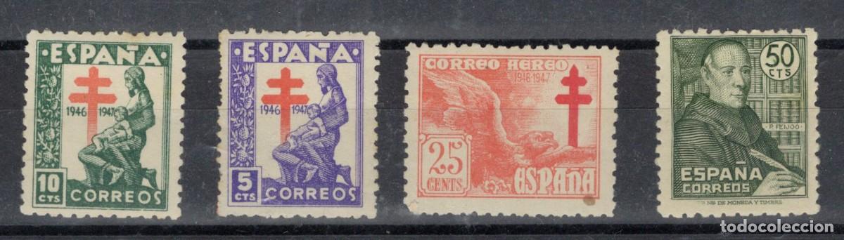 Sellos: PC773 Sellos Espa&ntilde;a A&ntilde;o 1946/47 Edifil 1008/1011* sellos originales en NUEVO v.c. 1.85 &euro;