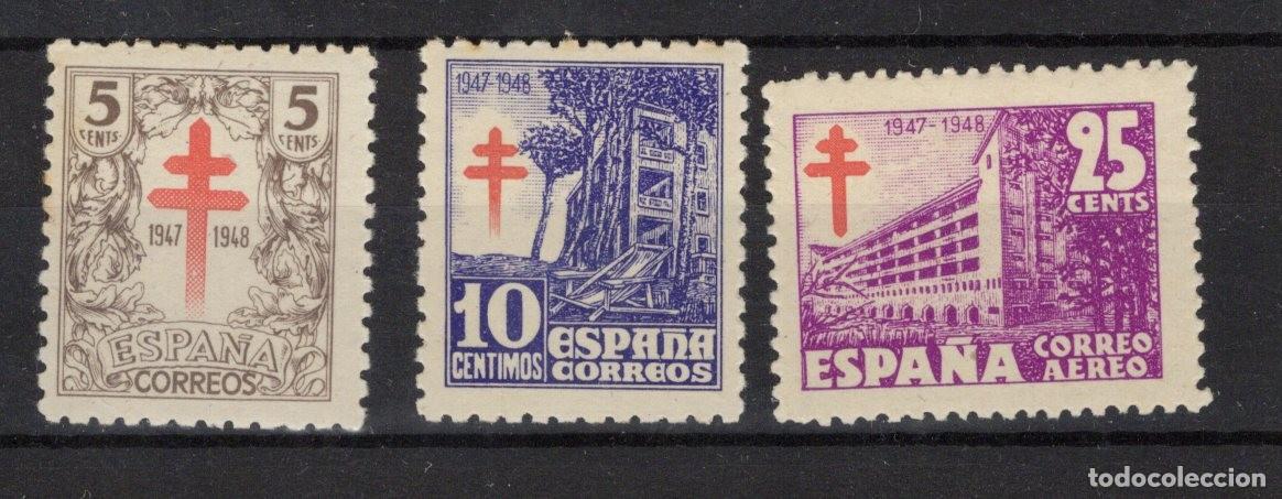 Sellos: PC775 Sellos Espa&ntilde;a A&ntilde;o 1947 Edifil 1017/1019** sellos originales en NUEVO v.c. 1.30 &euro;