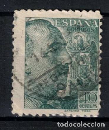 Sellos: EDIFIL 870 - A&Ntilde;O 1939 - GENERAL FRANCO
