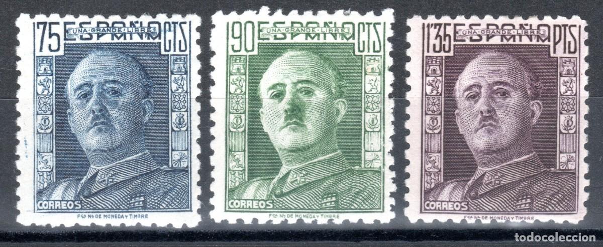 Sellos: EDIFIL 999-1001 GENERAL FRANCO 1946-1947 (SERIE COMPLETA). VALOR CAT&Aacute;LOGO: 21 &euro;. MNH **