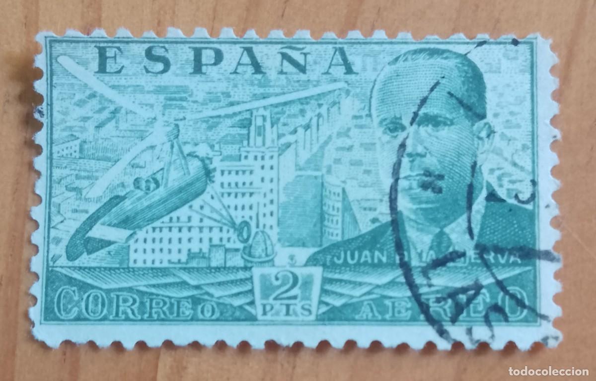 Sellos: ESPA&Ntilde;A, A&Ntilde;O 1939.1941, ED. 885 - 2 PTS, JUAN DE LA CIERVA