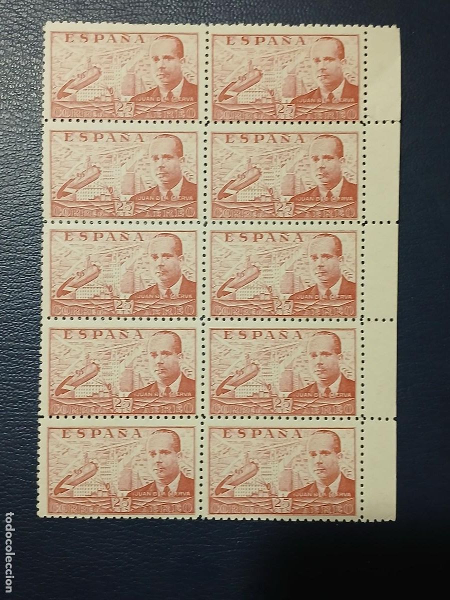 Sellos: A&Ntilde;O 1941-1947 JUAN DE LA CIERVA VALOR CATALOGO 4.00 EUROS