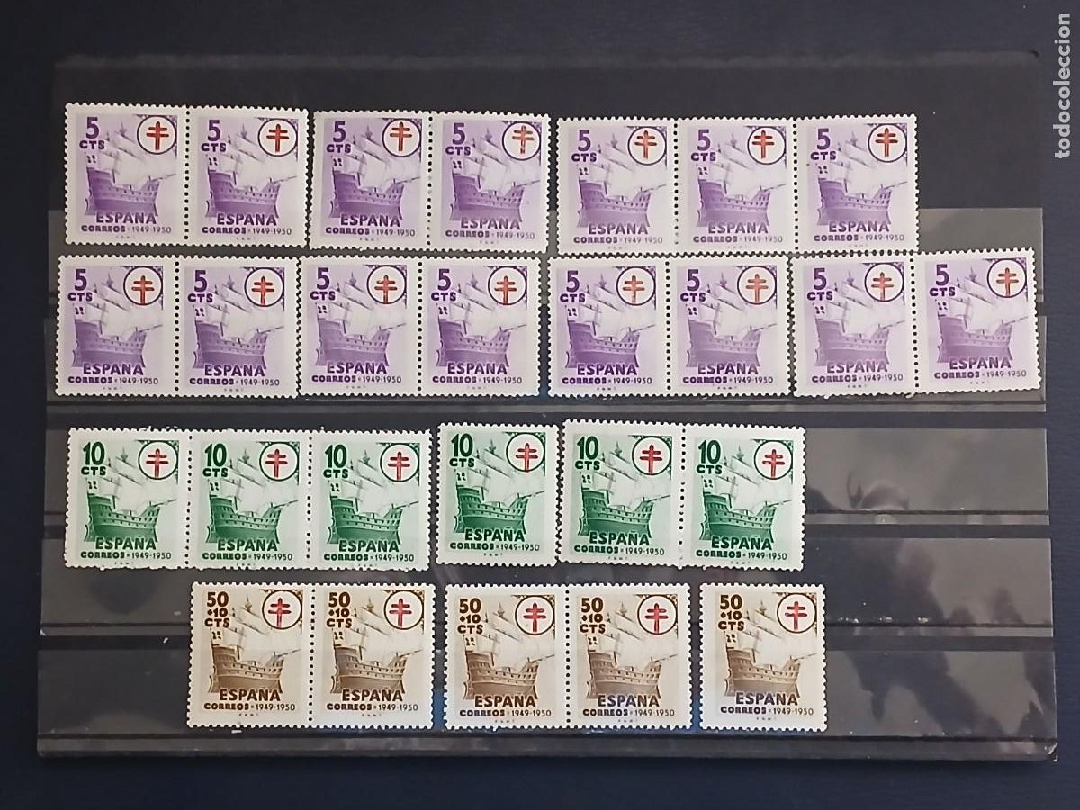 Sellos: A&Ntilde;O 1949 PRO TUBERCULOSOS VALOR CATALOGO 12,80 EUROS