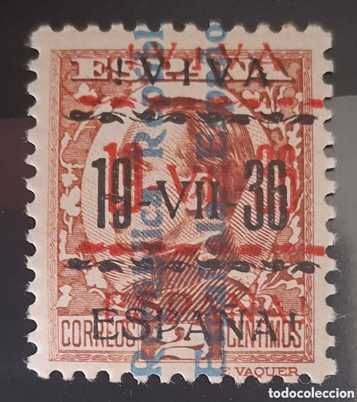 Sellos: Espa&ntilde;a Emisiones Patrioticas Vitoria doble sobrecarga