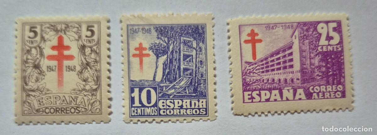 Sellos: A&ntilde;o 1947 - Edifil 1017/1019** - Pro Tuberculosos - Nuevo sin fijasello - Se env&iacute;a el de la imagen