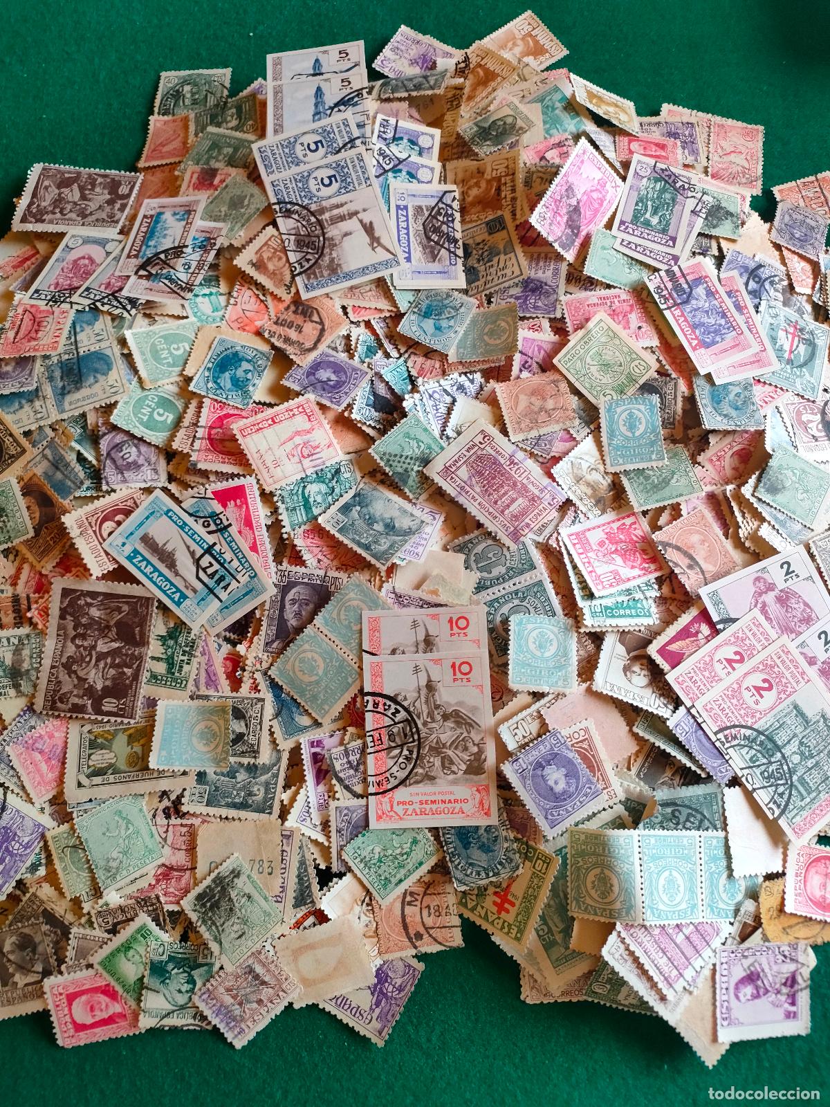 Sellos: LOTE DE 2000 SELLOS USADOS PRIMER CENTENARIO