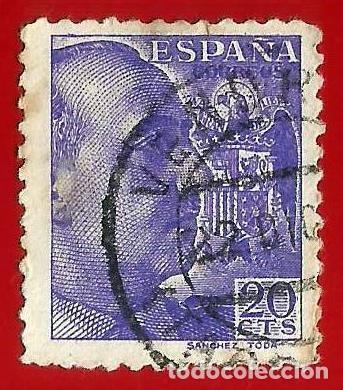 Sellos: Espa&ntilde;a. Spain. 1939. Edifil # 867. General Francisco Franco
