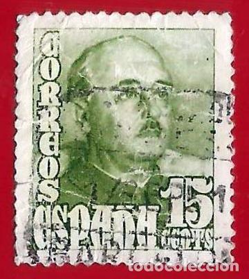 Sellos: Espa&ntilde;a. Spain. 1948. Edifil # 1021. General Francisco Franco