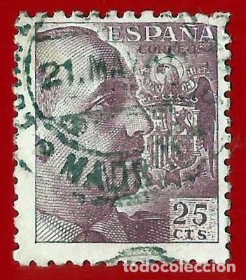 Sellos: Espa&ntilde;a. Spain. 1949. Edifil # 1048. General Francisco Franco
