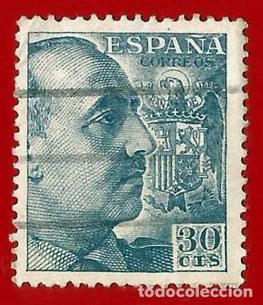 Sellos: Espa&ntilde;a. Spain. 1949. Edifil # 1049. General Francisco Franco