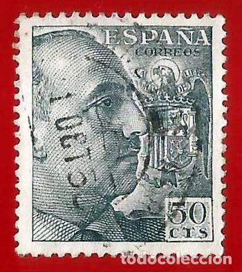 Sellos: Espa&ntilde;a. Spain. 1949. Edifil # 1053. General Francisco Franco