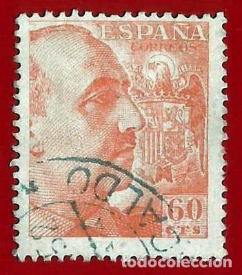 Sellos: Espa&ntilde;a. Spain. 1949. Edifil # 1054. General Francisco Franco