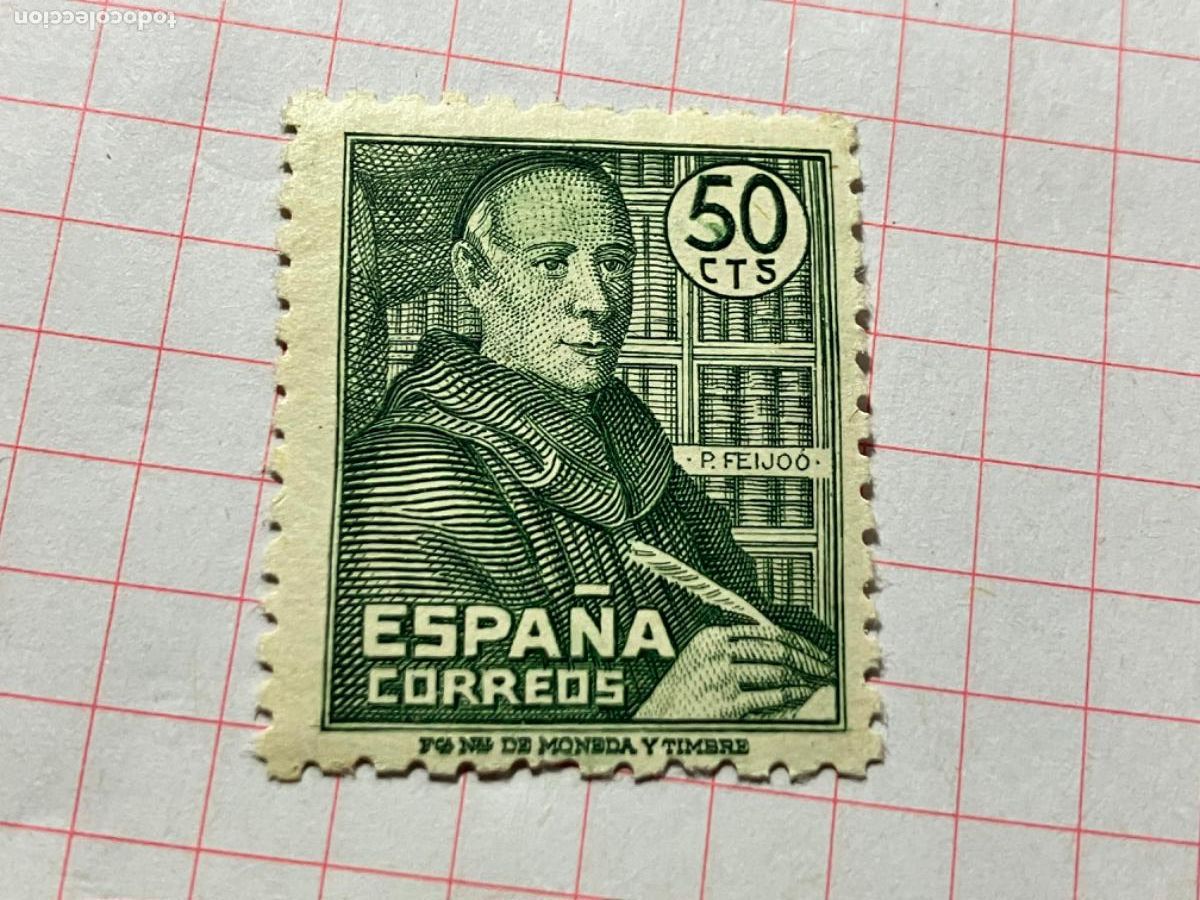 Sellos: Sellos nuevos Primer Centenario Espa&ntilde;a - 1947 Padre Benito Edifil 1011