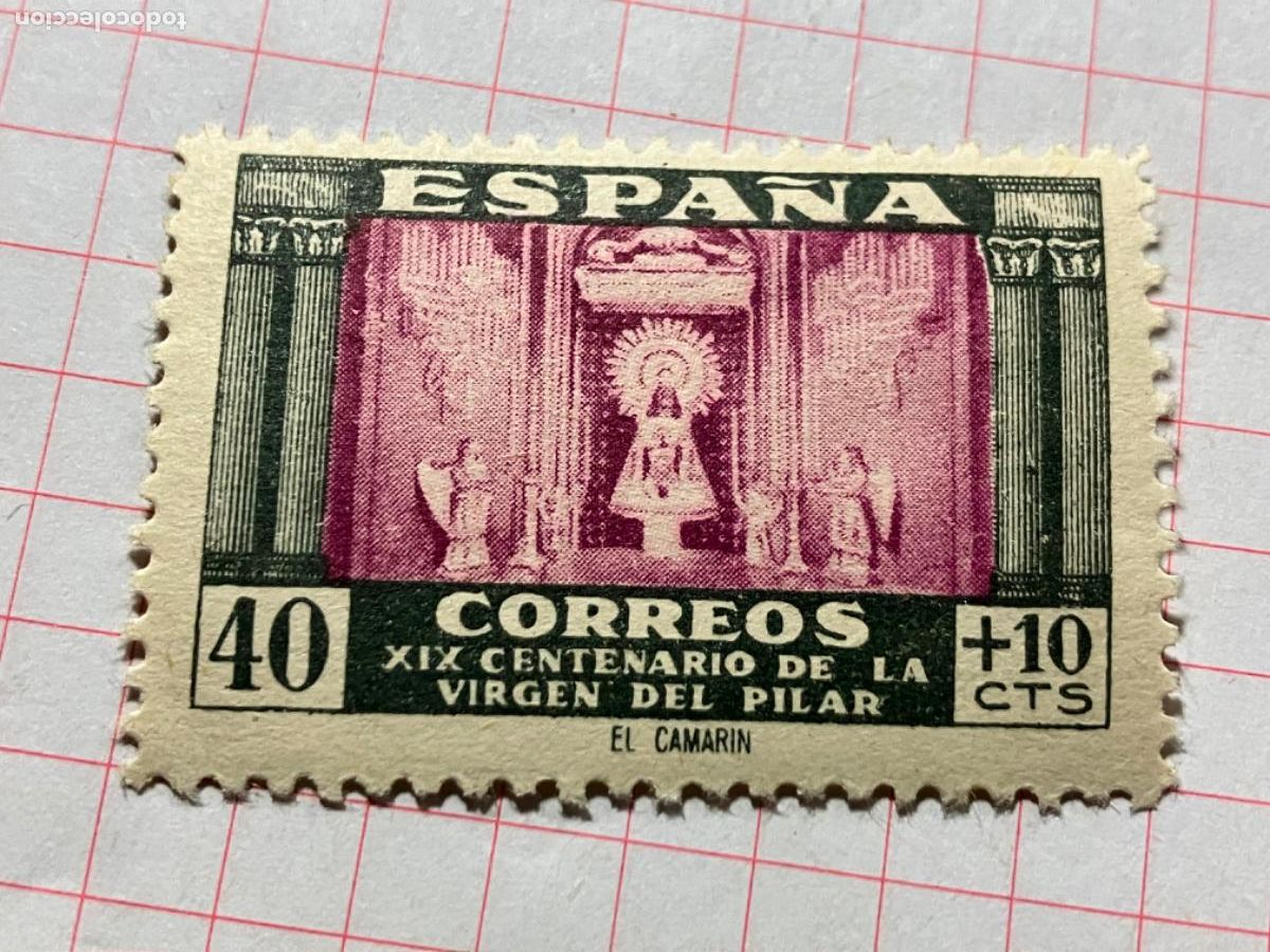 Francobolli: Sellos nuevos Primer Centenario Espa&ntilde;a - 1946 Virgen del Pilar - Monumentos - 998