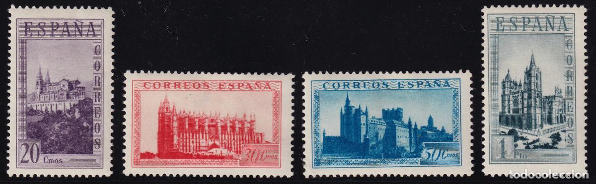 Sellos: MONUMENTOS HISTORICOS * 847 SH - 1938 SELLOS PROCEDENTES DE LA HOJA BLOQUE - MH