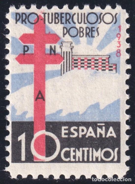 Sellos: ESPA&Ntilde;A - PRO TUBERCULOSOS ** 866 - A&Ntilde;O 1938 - MNH - LUJO