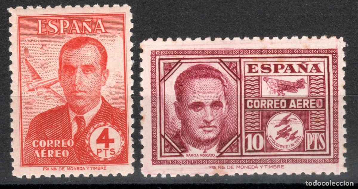 Stamps: EDIFIL 991-992 HAYA Y GARC&Iacute;A MORATO 1945. VALOR CAT&Aacute;LOGO: 82 &euro;. MLH. (SALIDA: 0,01 &euro;).