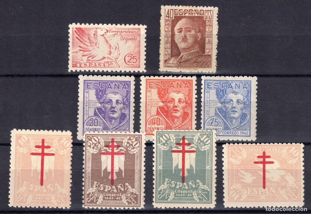 Sellos: ESPA&Ntilde;A - A&Ntilde;O 1942 COMPLETO - LUJO - MNH