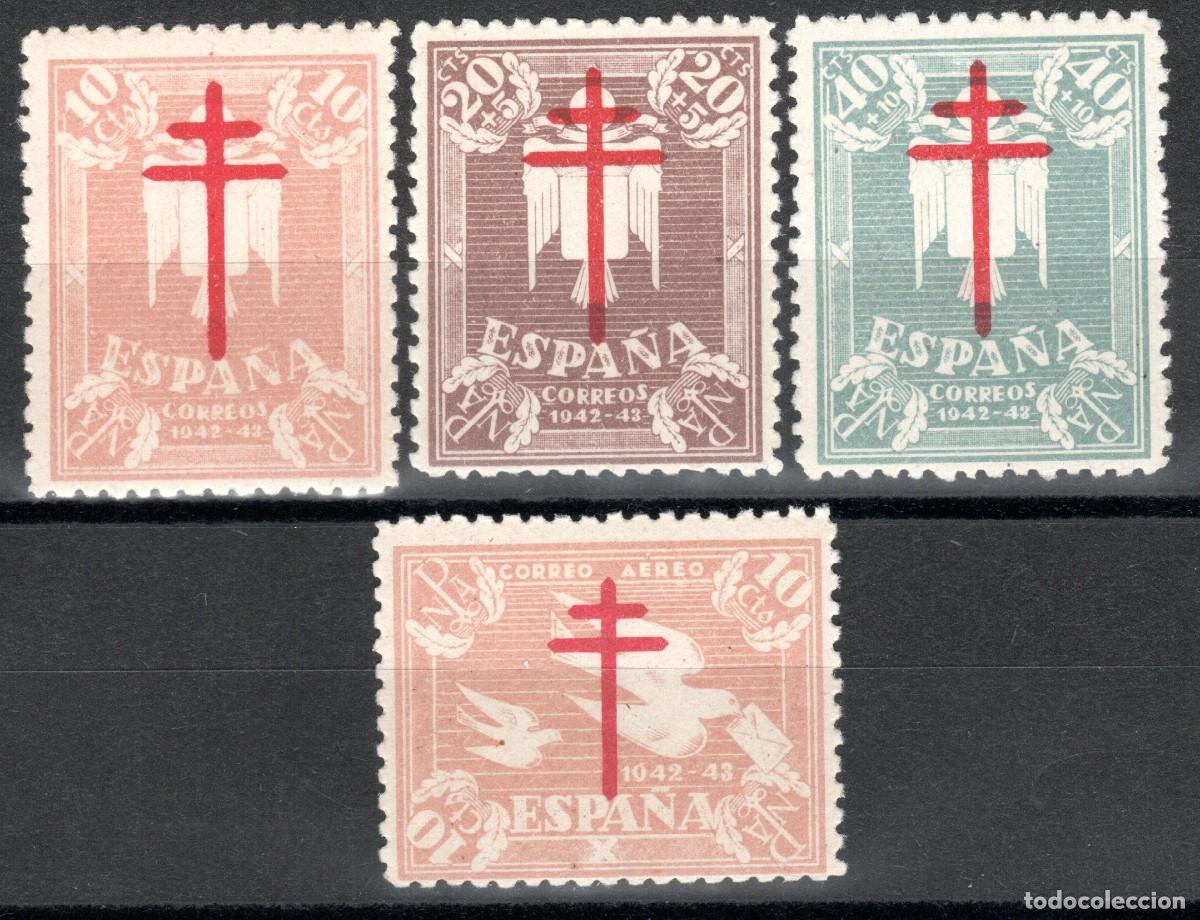 Sellos: EDIFIL 957-960 PRO TUBERCULOSOS 1942 (SERIE COMPLETA). VALOR CAT.: 30 &euro;. MNH **