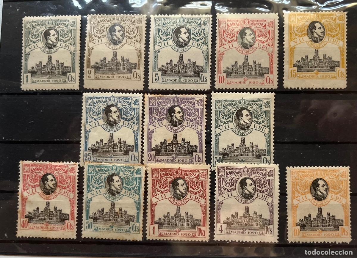 Sellos: 1926 congreso U.M.P serie autentica,MNH**,6 con charnela,numerados