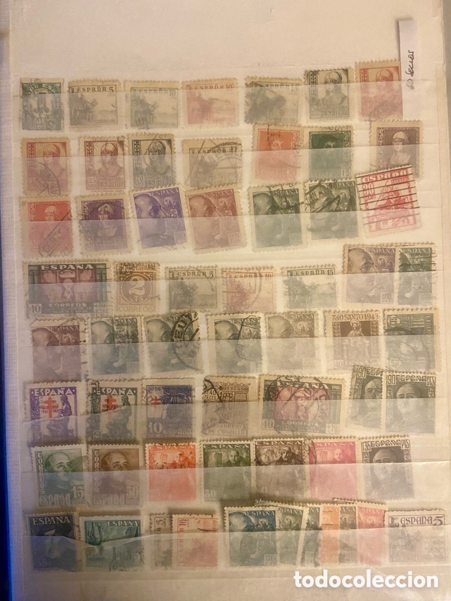 Sellos: LOTE 69 SELLOS USADOS ESTADO ESPA&Ntilde;OL 1939-1949