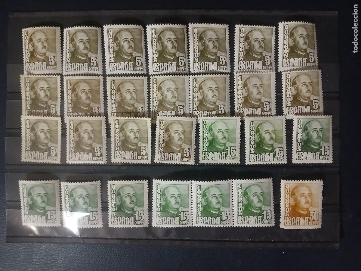 Sellos: A&Ntilde;O 1948-1954 GENERAL FRANCO VALOR CATALOGO 9,80 EUROS