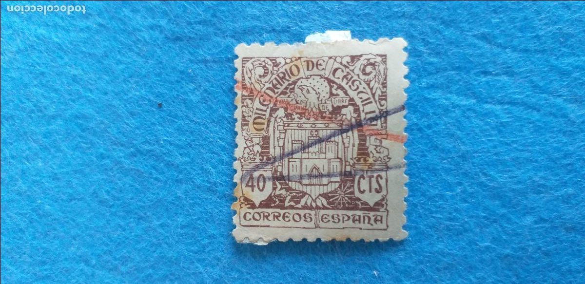 Sellos: Usado. A&ntilde;o 1944. Edifil 975. Milenaria de Castilla.