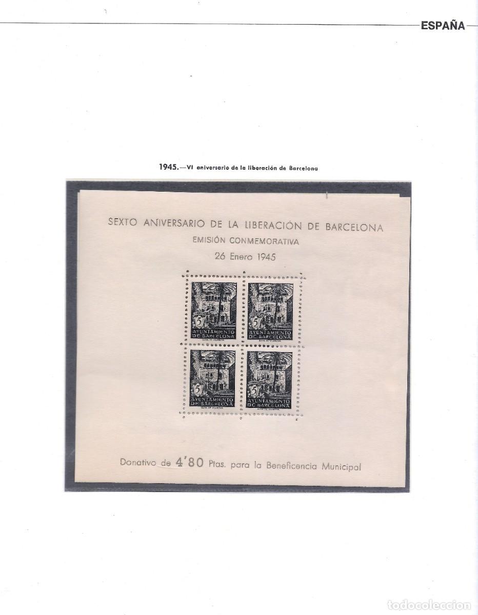 Sellos: 1945 BARCELONA EDIFIL NE27 MNH (IMAGEN) V/CAT +55