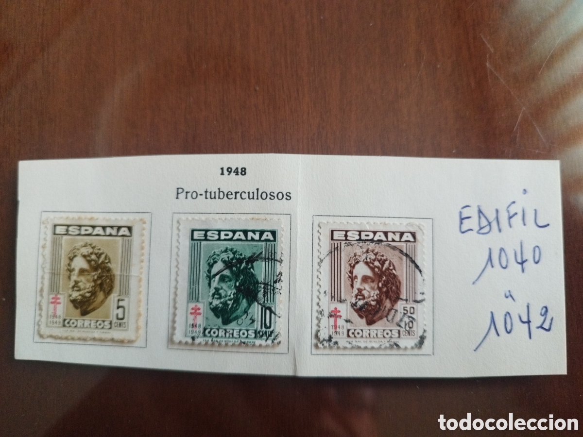 Sellos: Protuberculosoa n&deg;1040 a 1042 - Foto 1