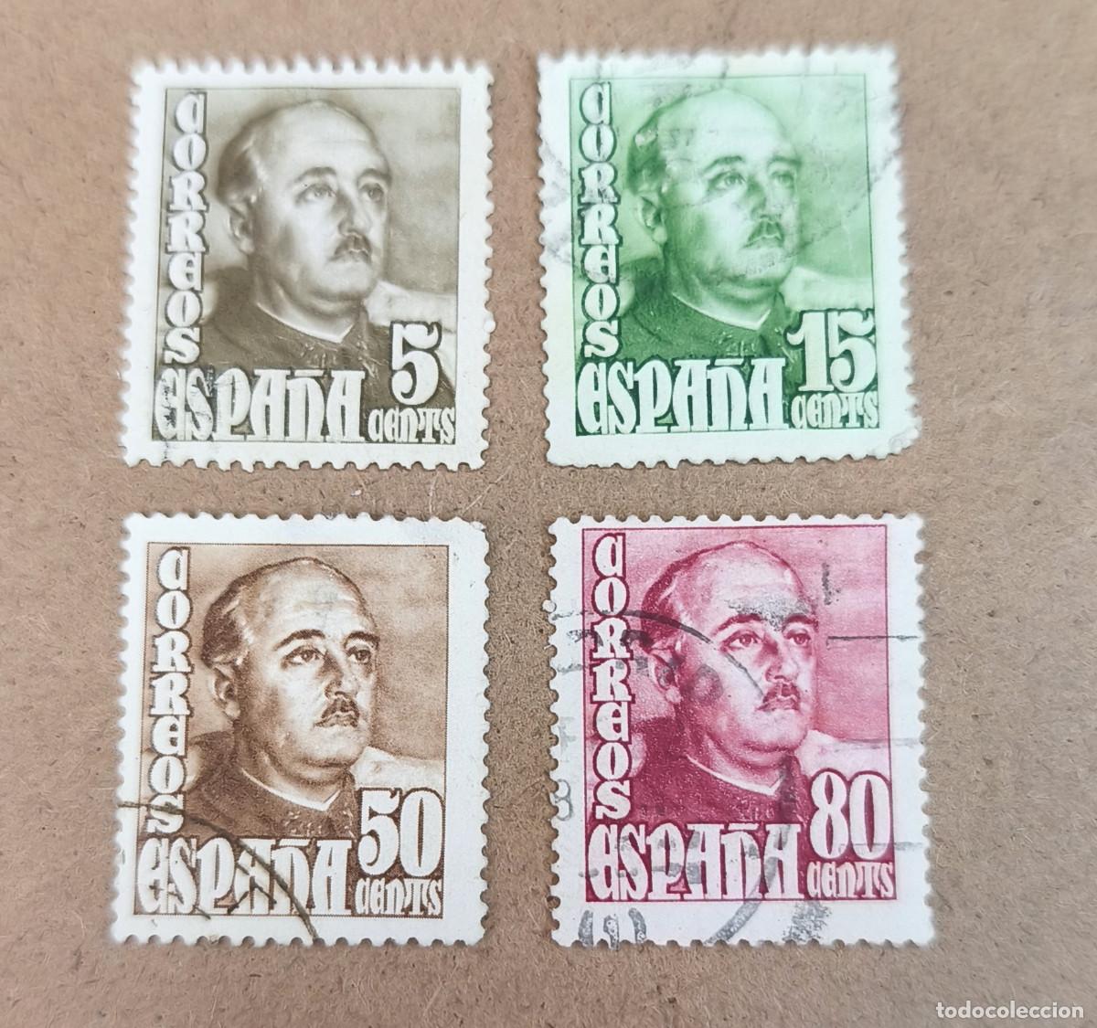 Sellos: Espa&ntilde;a 1948-1954 General Franco edifil 1020/1023