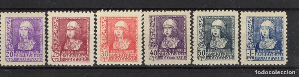 Sellos: PC814 Sellos Espa&ntilde;a a&ntilde;o 1938/39 EDIFIL 855/860** sellos originales en NUEVO v.c. 182 &euro;