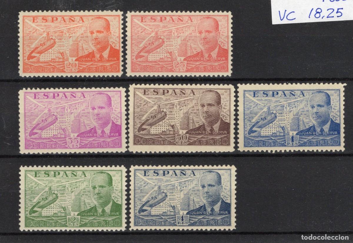 Sellos: PC816 Sellos Espa&ntilde;a a&ntilde;o 1939 EDIFIL 880/886* sellos originales en NUEVO v.c. 18.25 &euro;