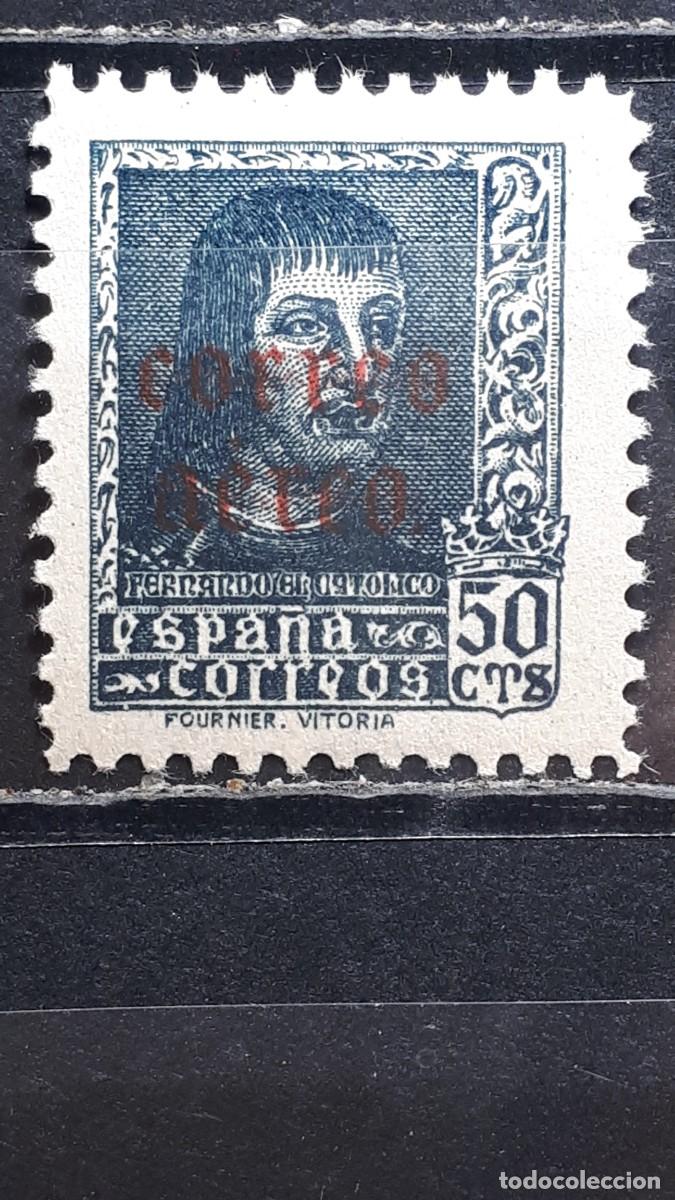 Sellos: ESPA&Ntilde;A. A&Ntilde;0 1938. **. EDIFIL 845