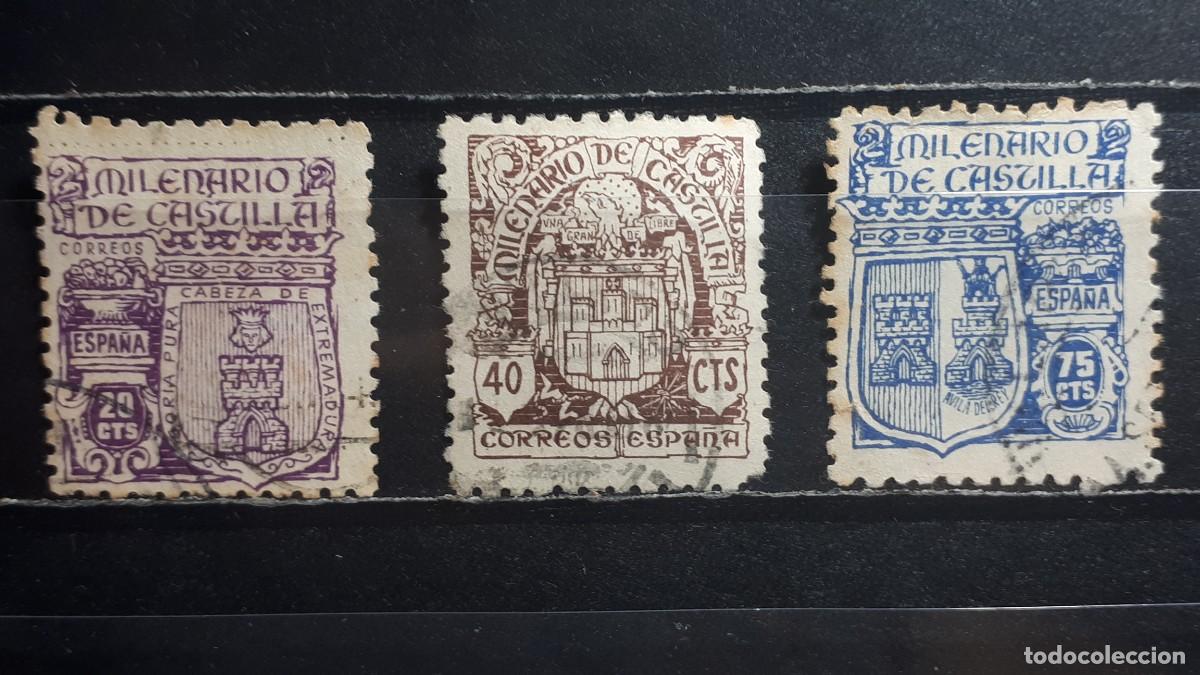 Sellos: ESPA&Ntilde;A. A&Ntilde;O 1944. &deg;. EDIFIL 974/6