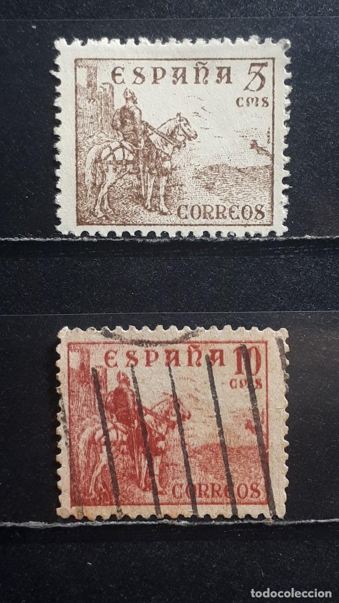 Sellos: ESPA&Ntilde;A. A&Ntilde;O 1949. &deg;. EDIFIL 1044/5