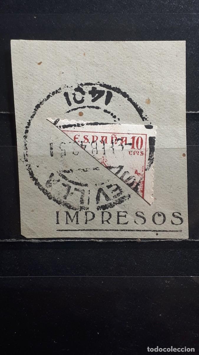 Sellos: ESPA&Ntilde;A. Mitad usada 1943 Sevilla
