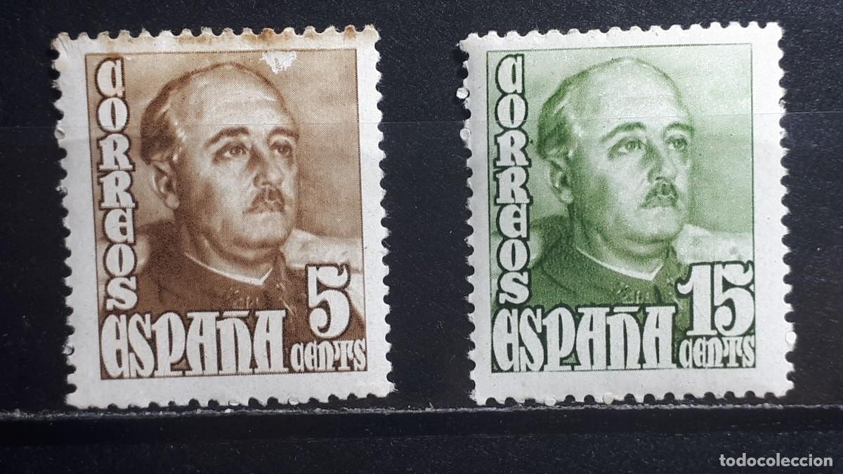 Sellos: ESPA&Ntilde;A. A&Ntilde;O 1948. **. EDIFIL 1020/1