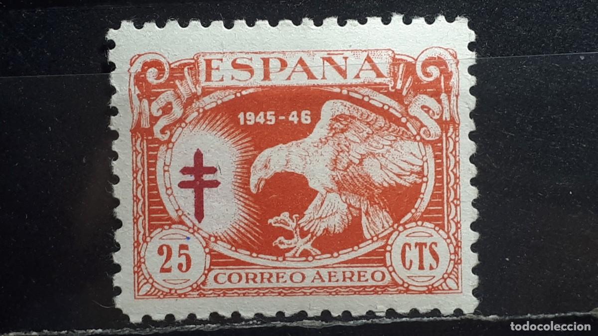 Sellos: ESPA&Ntilde;A. A&Ntilde;O 1945. **. EDIFIL 997